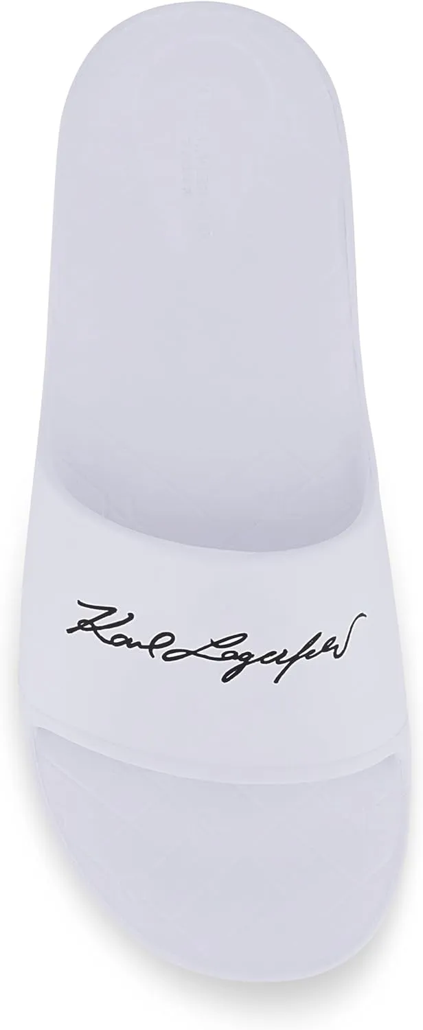 Karl Lagerfeld Paris Men's One Piece Eva Pool Slide Sandal