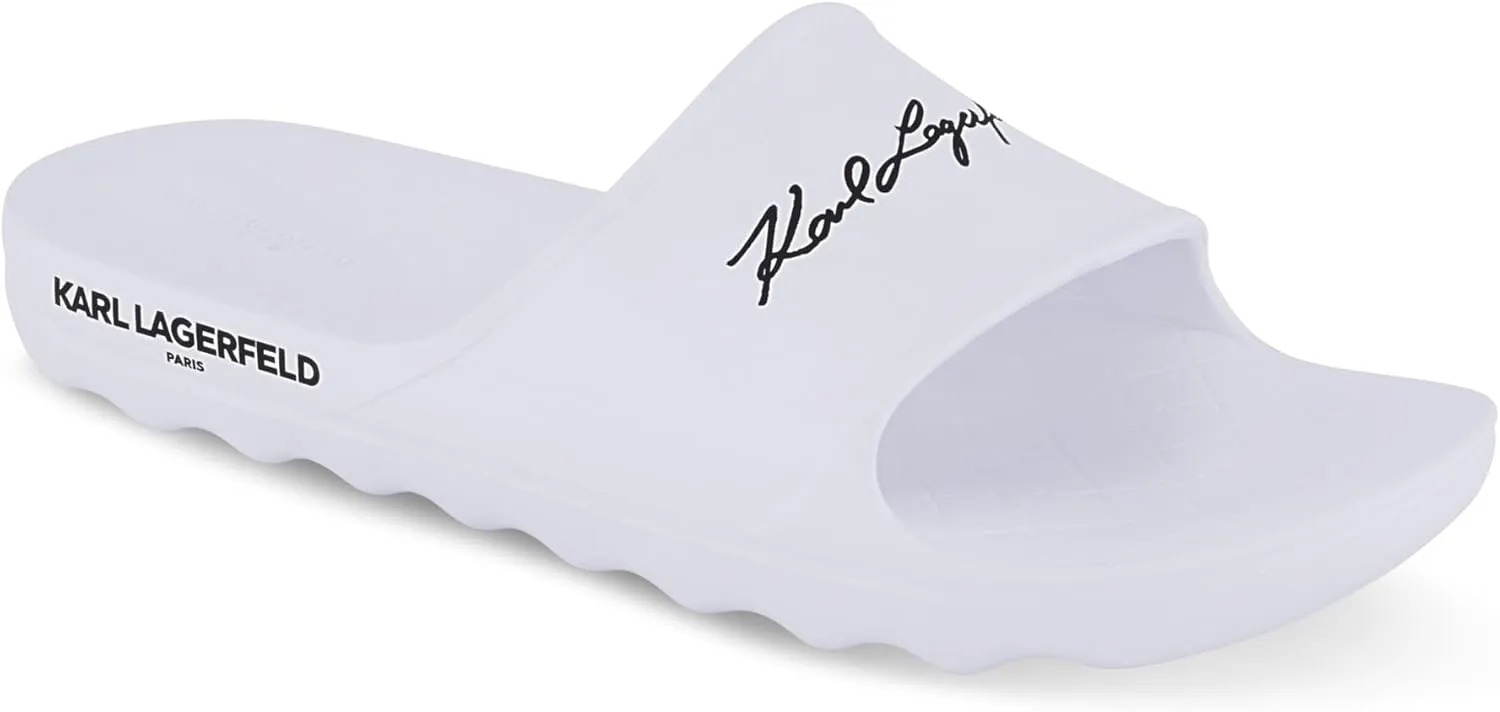 Karl Lagerfeld Paris Men's One Piece Eva Pool Slide Sandal