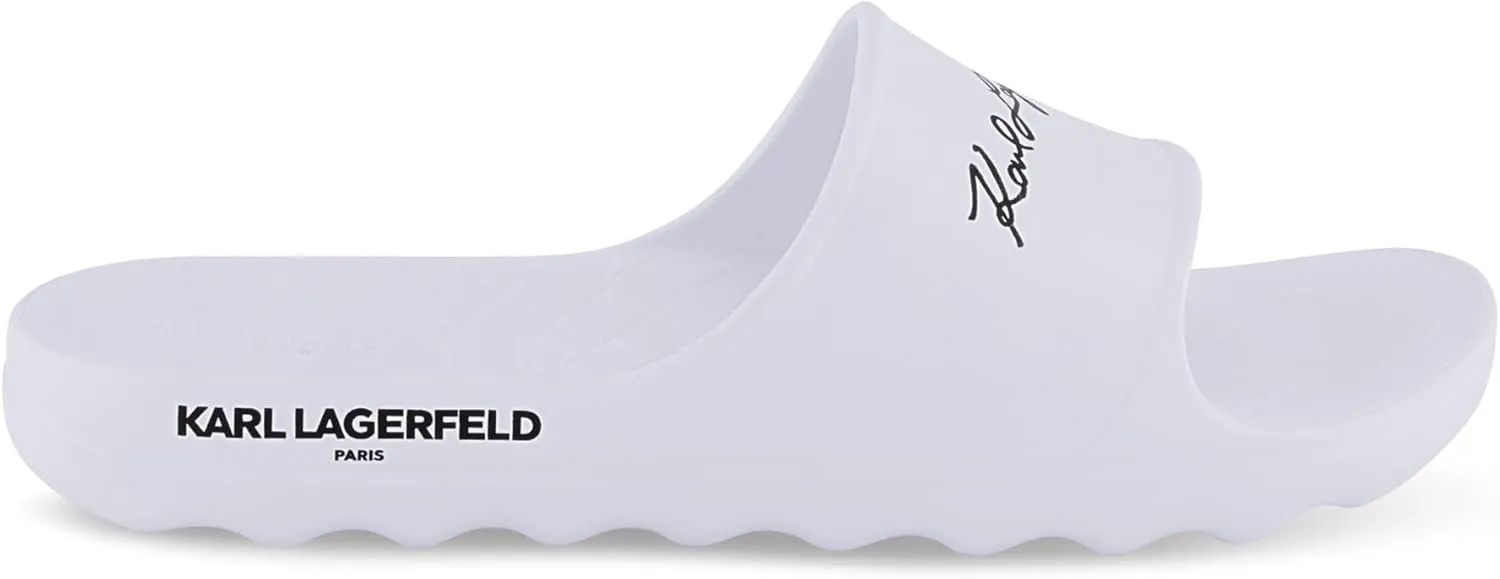 Karl Lagerfeld Paris Men's One Piece Eva Pool Slide Sandal
