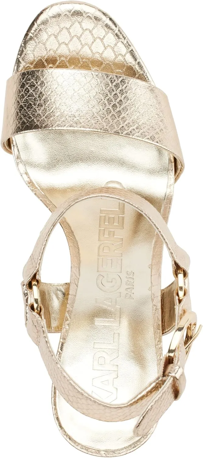 Karl Lagerfeld Paris Women's Cieone Dressy Heeled Sandal