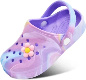 Kids Clogs Shoes Boys Girls Garden Slip On Shoes Toddler Clogs Children Slides Slippers Indoor Outdoor Beach Pool Shower Sandals