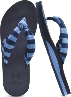 KuaiLu Flip Flops for Women with Arch Support Yoga Mat Comfortable Summer Beach Walking Thong Cushion Sandals Slip On Indoor Outdoor