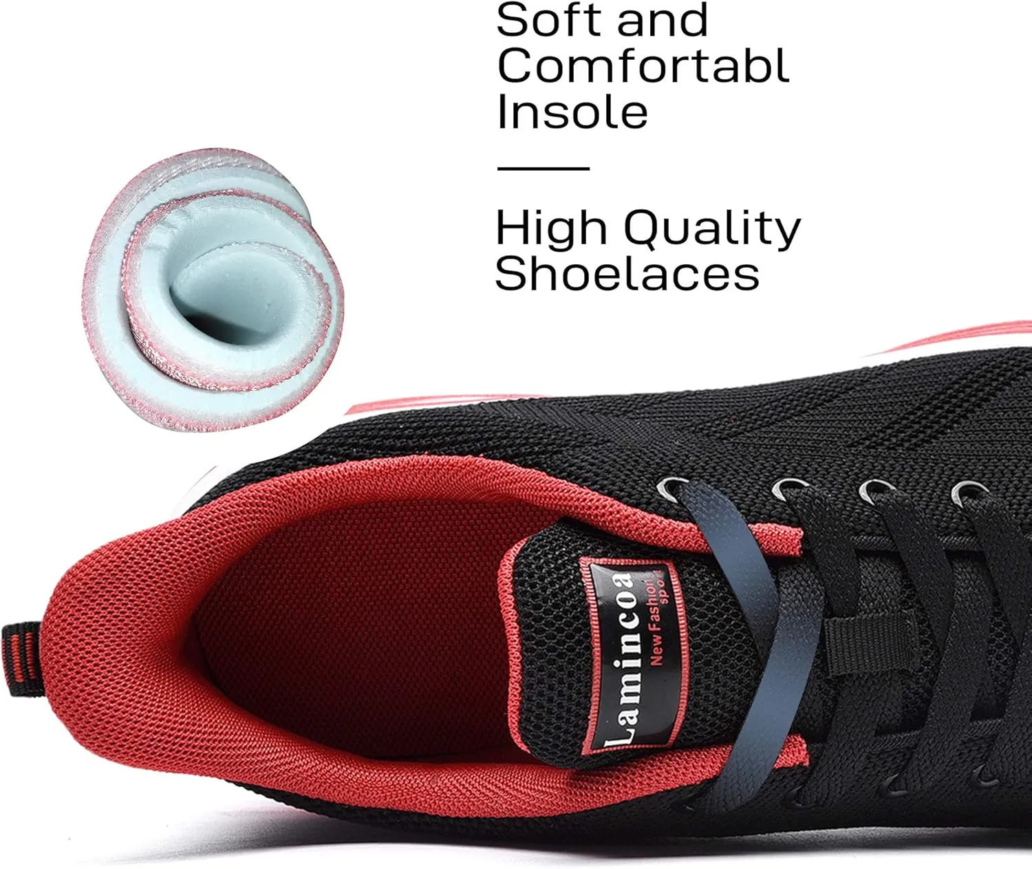 Lamincoa Womens Air Running Shoes Lightweight Women Sneakers Air Cushion Walking Tennis Shoes for Women