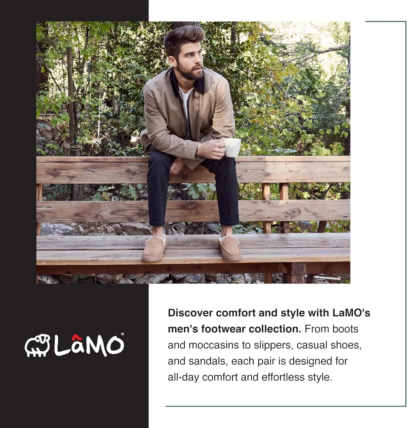 Lamo Men's Moc Shoes, Moccasin