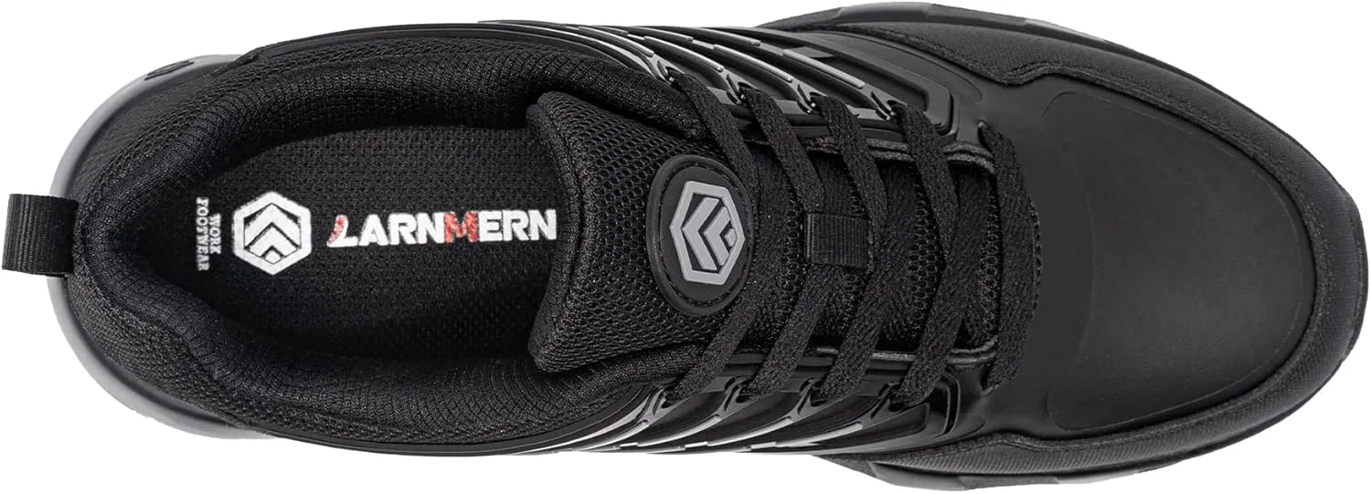 LARNMERN Men Non Slip Work Waterproof Footwear Fashion Sneakers Comfortable Kitchen Chef Food Service Restaurant Air Cushion Shoes