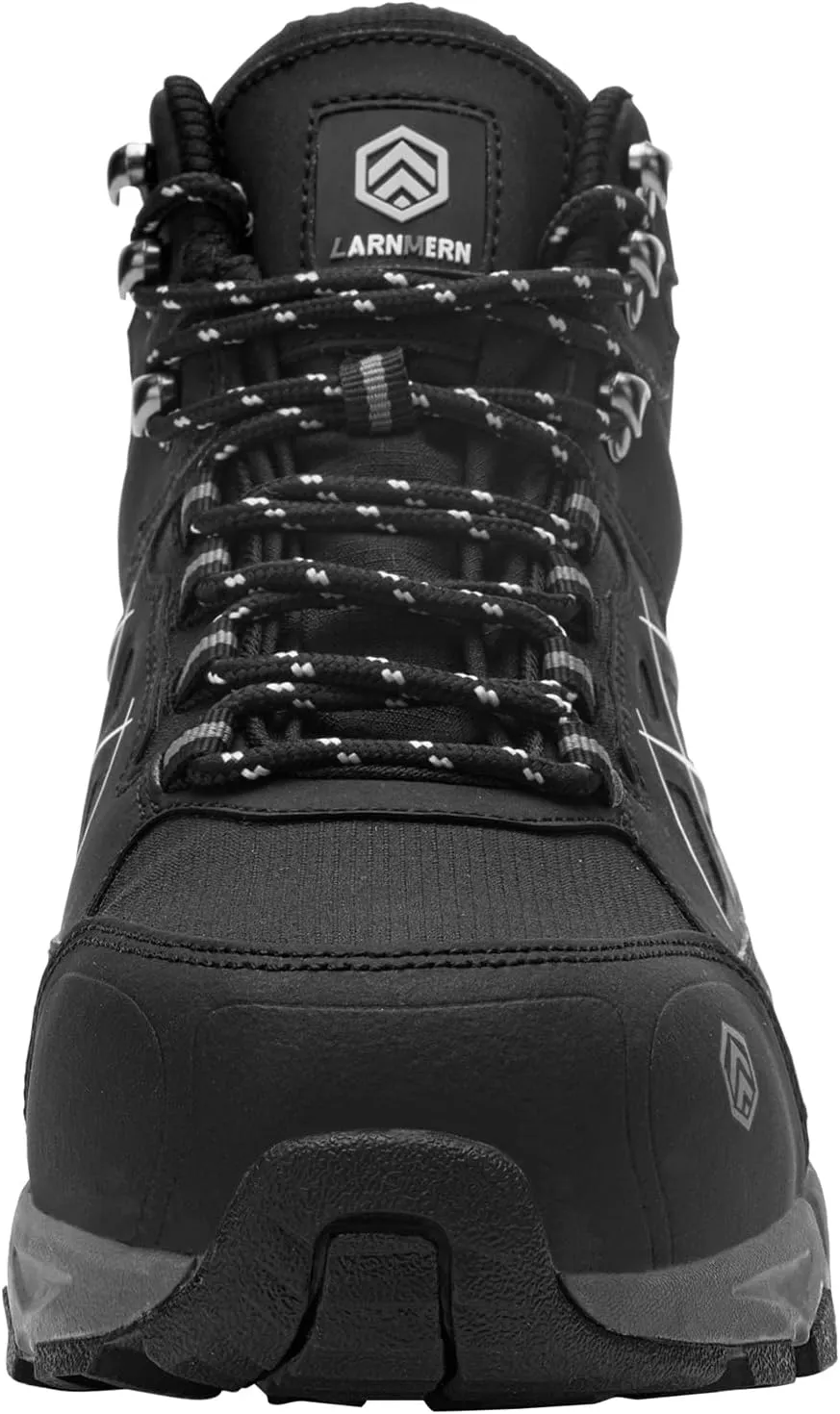 LARNMERN Steel Toe Boots Men, Non Slip Work Puncture Proof Safety Boot, Industrial Construction Comfortable Outdoor Hiking Military Tactical Shoes