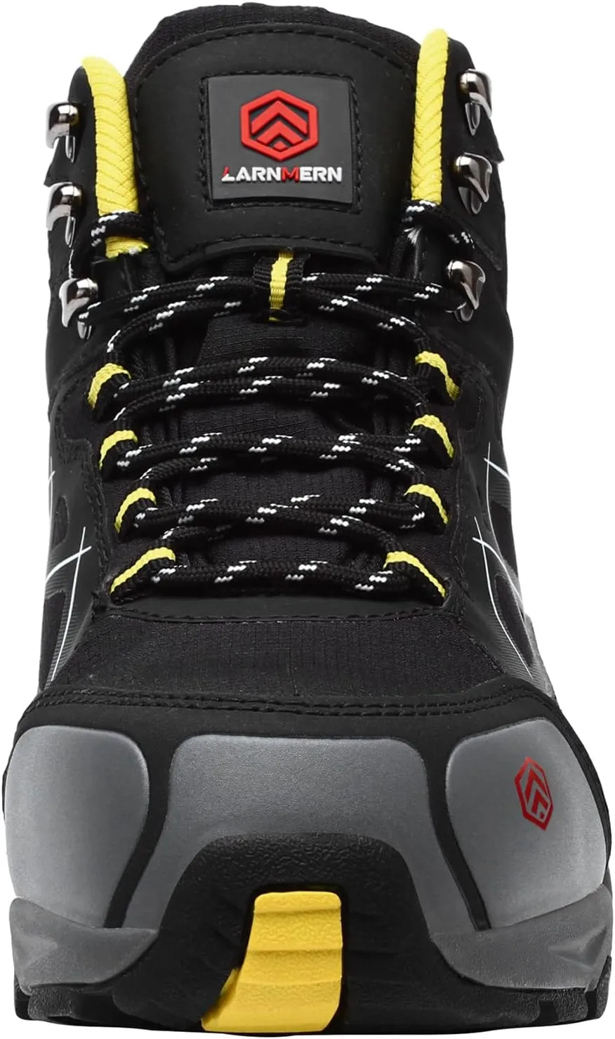 LARNMERN Steel Toe Boots Men, Non Slip Work Puncture Proof Safety Boot, Industrial Construction Comfortable Outdoor Hiking Military Tactical Shoes