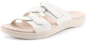 LazyStep Women's Orthotic Slide Sandals with Arch Support & Adjustable Straps