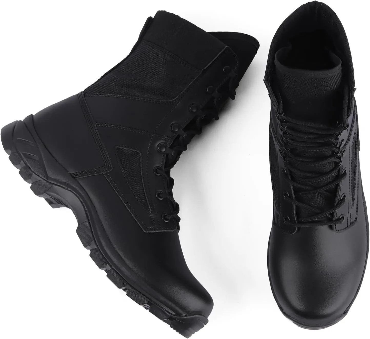Lightweight Tactical Military Boots for Men Breathable Army Combat Police Boots for Work Motorcycle