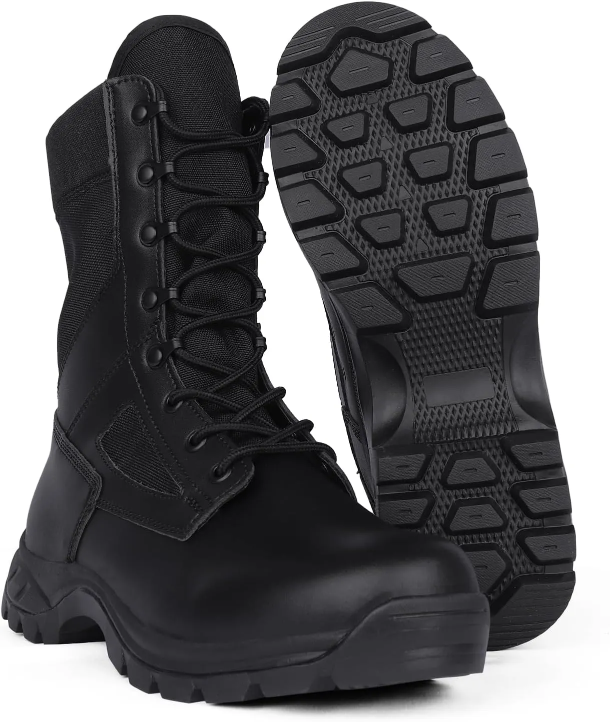 Lightweight Tactical Military Boots for Men Breathable Army Combat Police Boots for Work Motorcycle