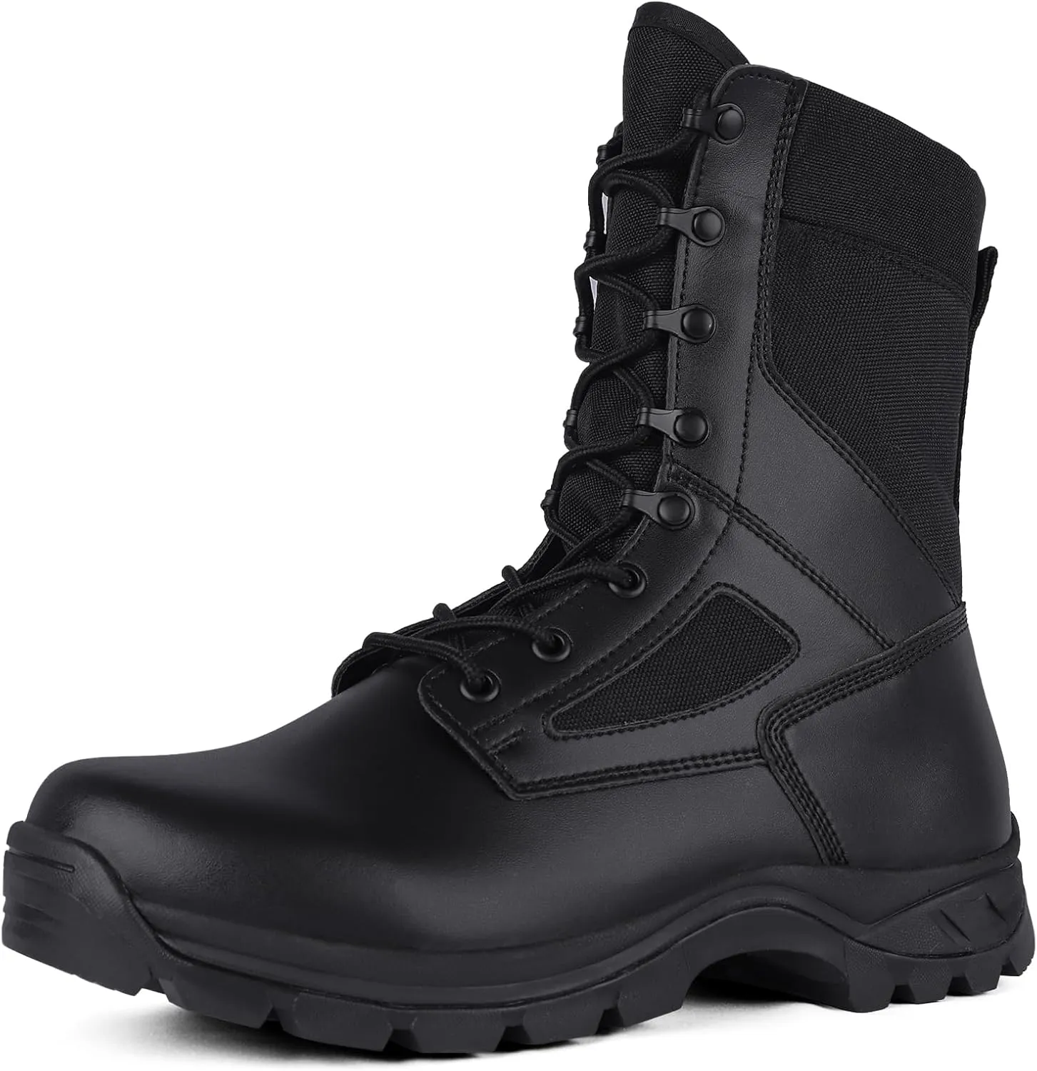 Lightweight Tactical Military Boots for Men Breathable Army Combat Police Boots for Work Motorcycle