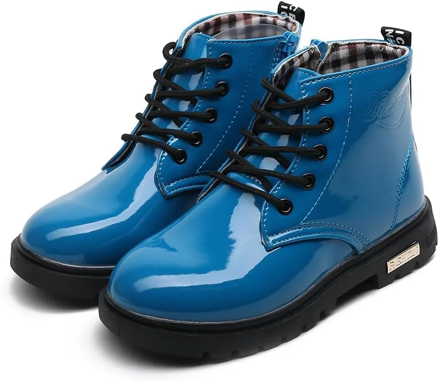Little Kids Ankle Boots Little Girls Outdoor Combat Toddler Boots