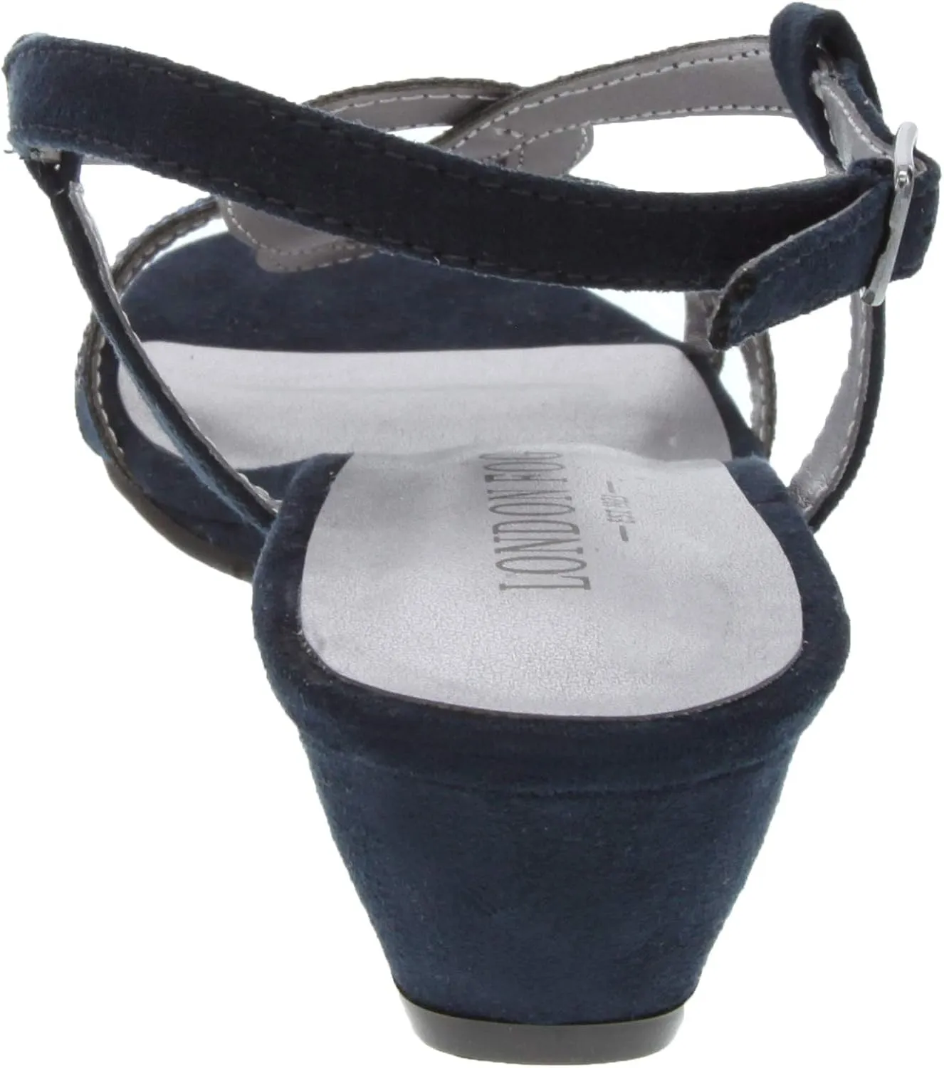 LONDON FOG Womens Macey Demi-Wedge Dress Sandals