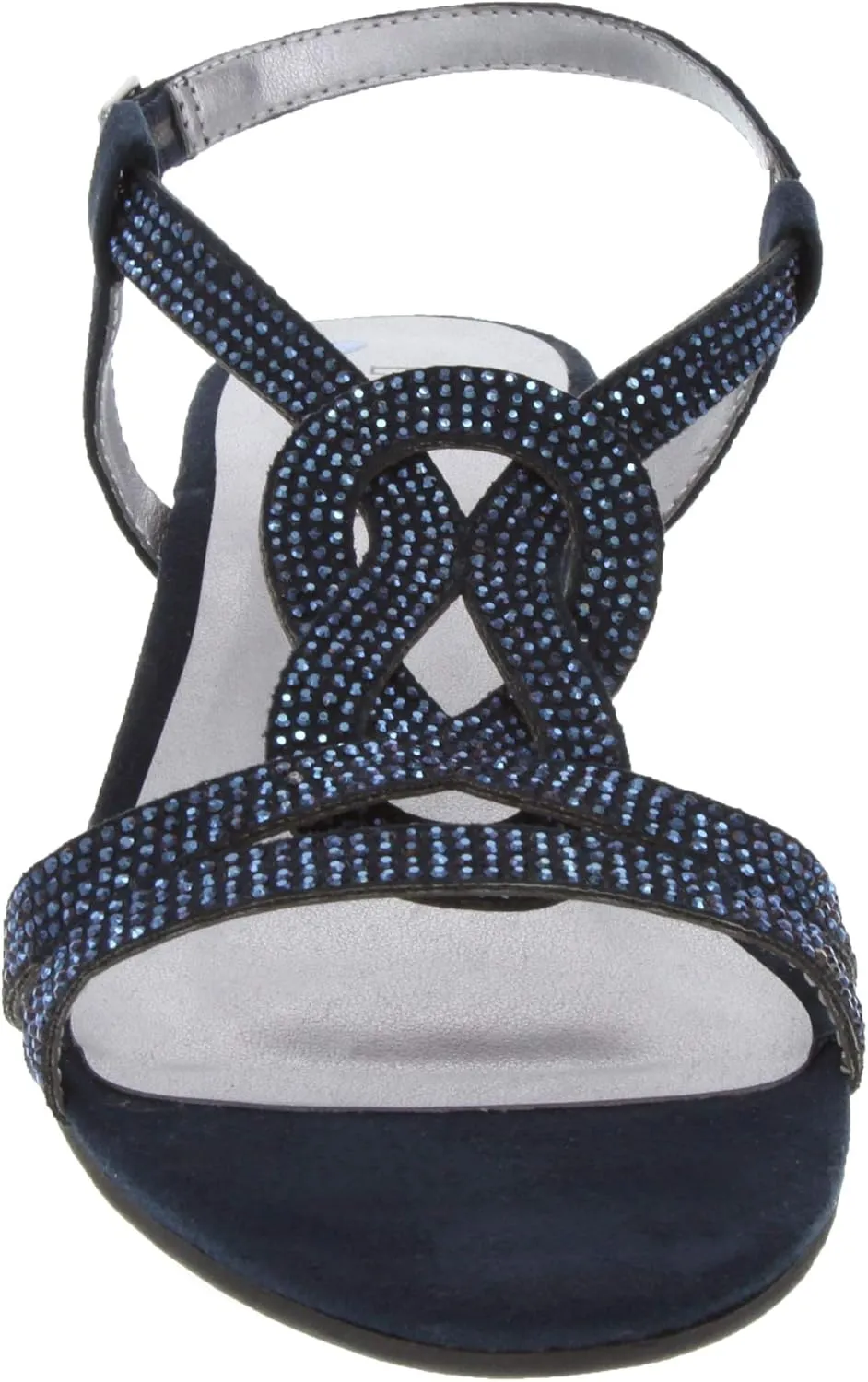 LONDON FOG Womens Macey Demi-Wedge Dress Sandals