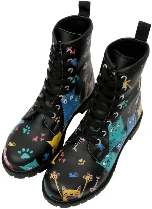 Long Boots for Women – Vegan Leather and Unique Design Womens Winter Boots, Comfortable and Stylish Womens Boots