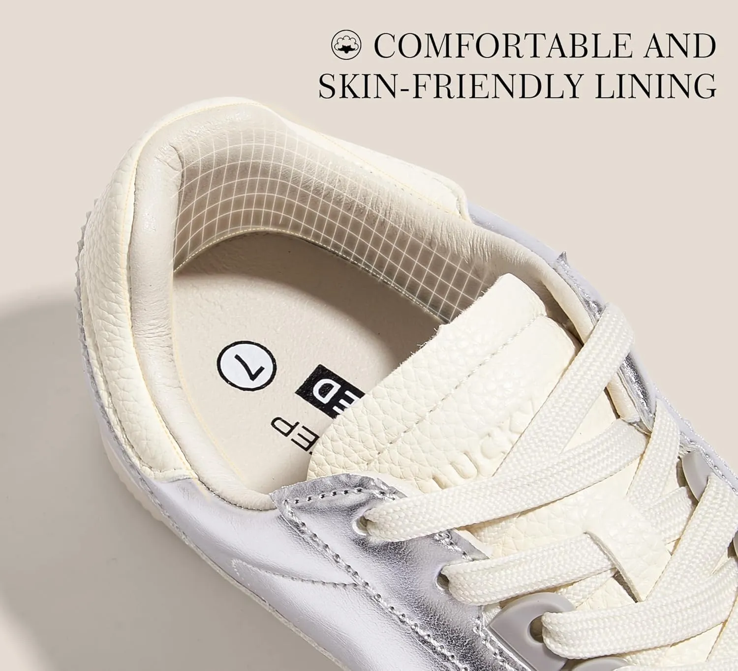 LUCKY STEP Women's Fashion Sneakers Neutral Comfortable Walking Running Gym Workout Shoes