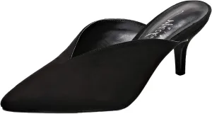 MACKIN J G224-1 Women Pointed Toe Slip On Kitten Low Heel Mules Pumps Slides