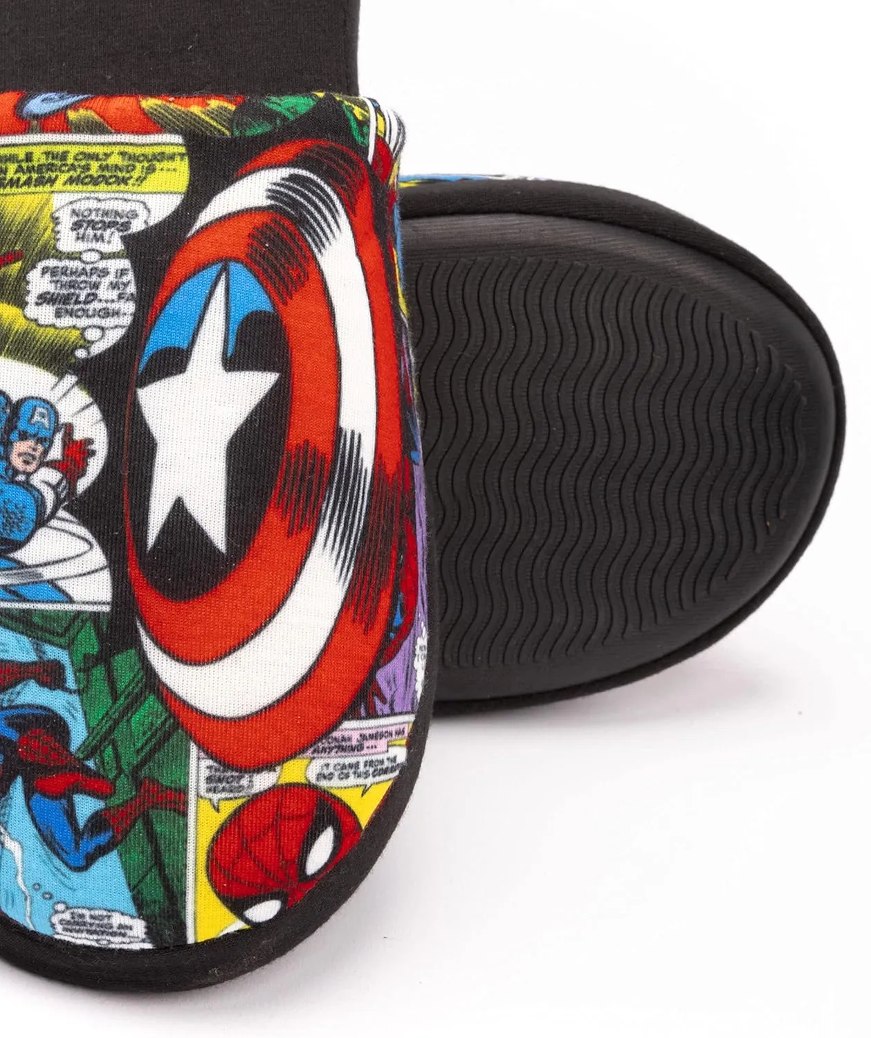 Marvel Avengers Slippers Comic Mens Slip On House Shoes Loafers