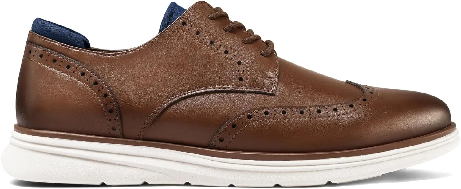 Men's Dress Sneakers Lightweight Casual Business Wingtip Oxford Shoes