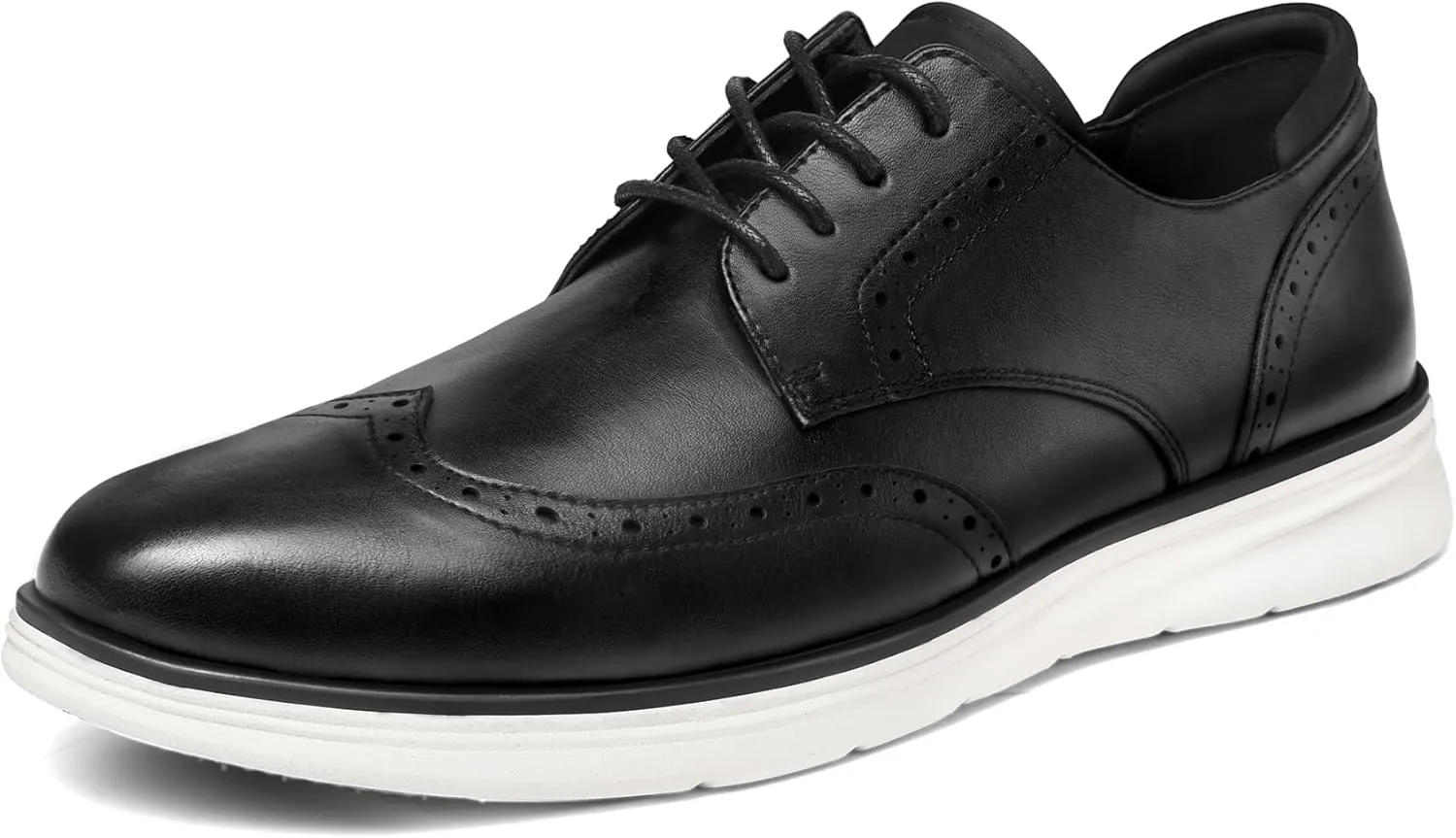 Men's Dress Sneakers Lightweight Casual Business Wingtip Oxford Shoes