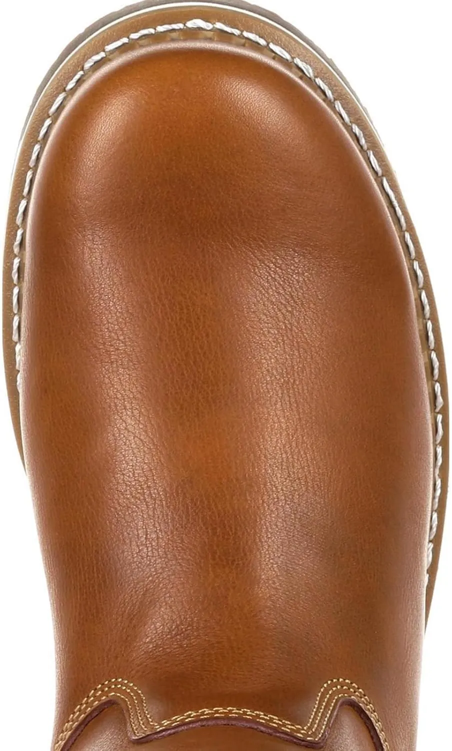 Mens Heavy Duty Pull On Work Boots for Men,Full Grain Leather,Goodyear Welted,Superior Slip Resistant,Waterproof Steel Toe