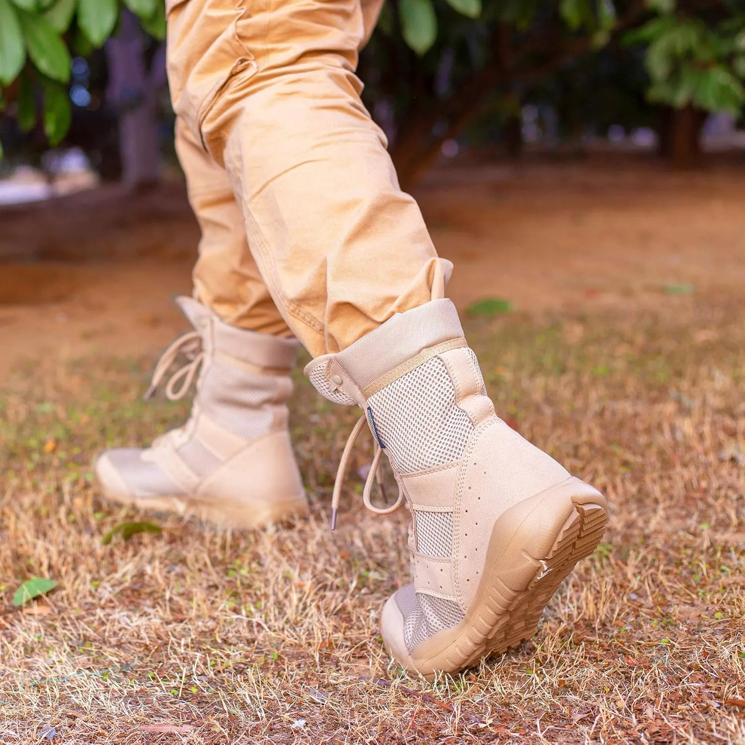 Men's LD Lightweight Combat Boots Microfiber/Suede Leather Military Tactical Boots