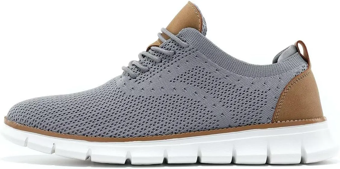 Men's Mesh Sneakers Oxfords Lace-Up Lightweight Casual Walking Shoes Dress Shoes Fashion Sneakers Walking Shoes