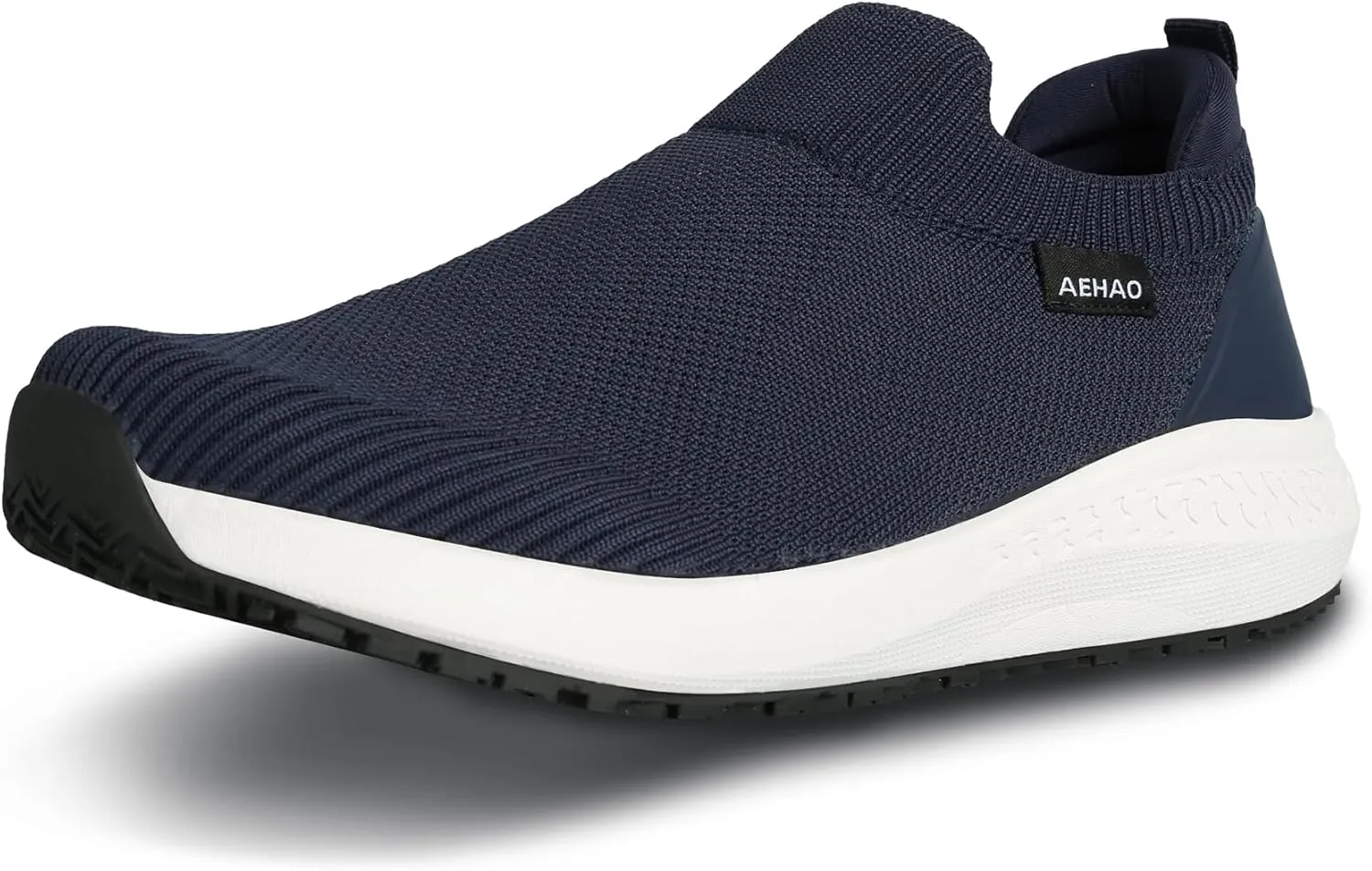 Men's Non Slip Work Shoes Restaurant Waterproof Chef Shoe for Kitchen Hospital Slip-Resistant Air Cushion Sneakers with Easy-Clean Modern Design Breathable Lightweight