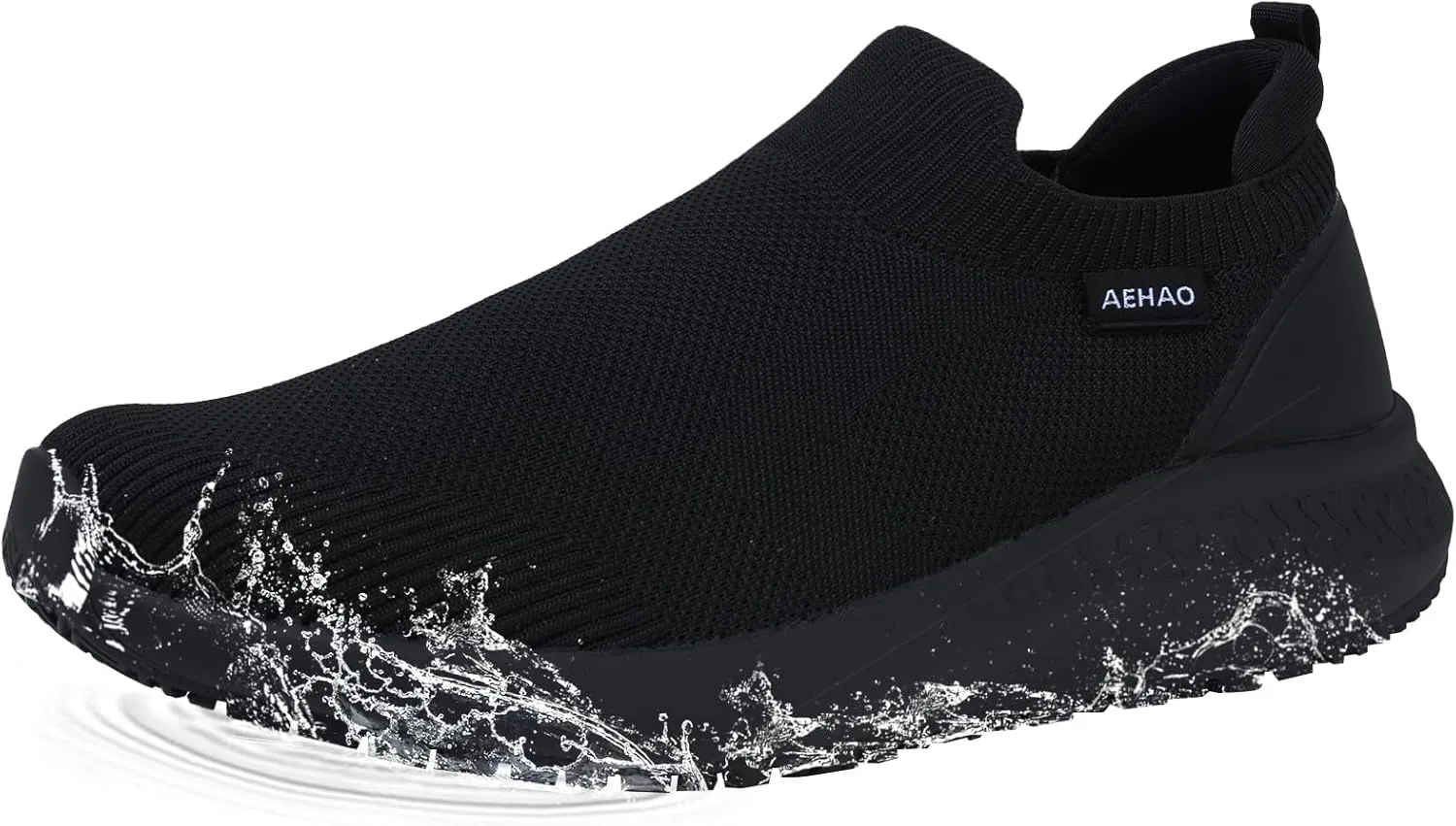Men's Non Slip Work Shoes Restaurant Waterproof Chef Shoe for Kitchen Hospital Slip-Resistant Air Cushion Sneakers with Easy-Clean Modern Design Breathable Lightweight