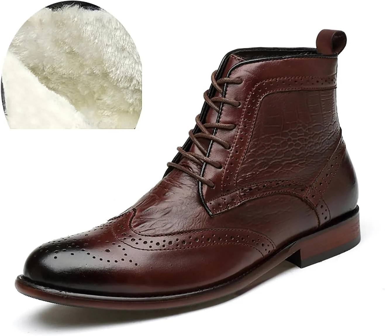 Men's Oxfords Boots Dress Casual Leather Fashion Wingtips Brogues Chelsea Boots Tuxedo Ankle Danner Boots for Men