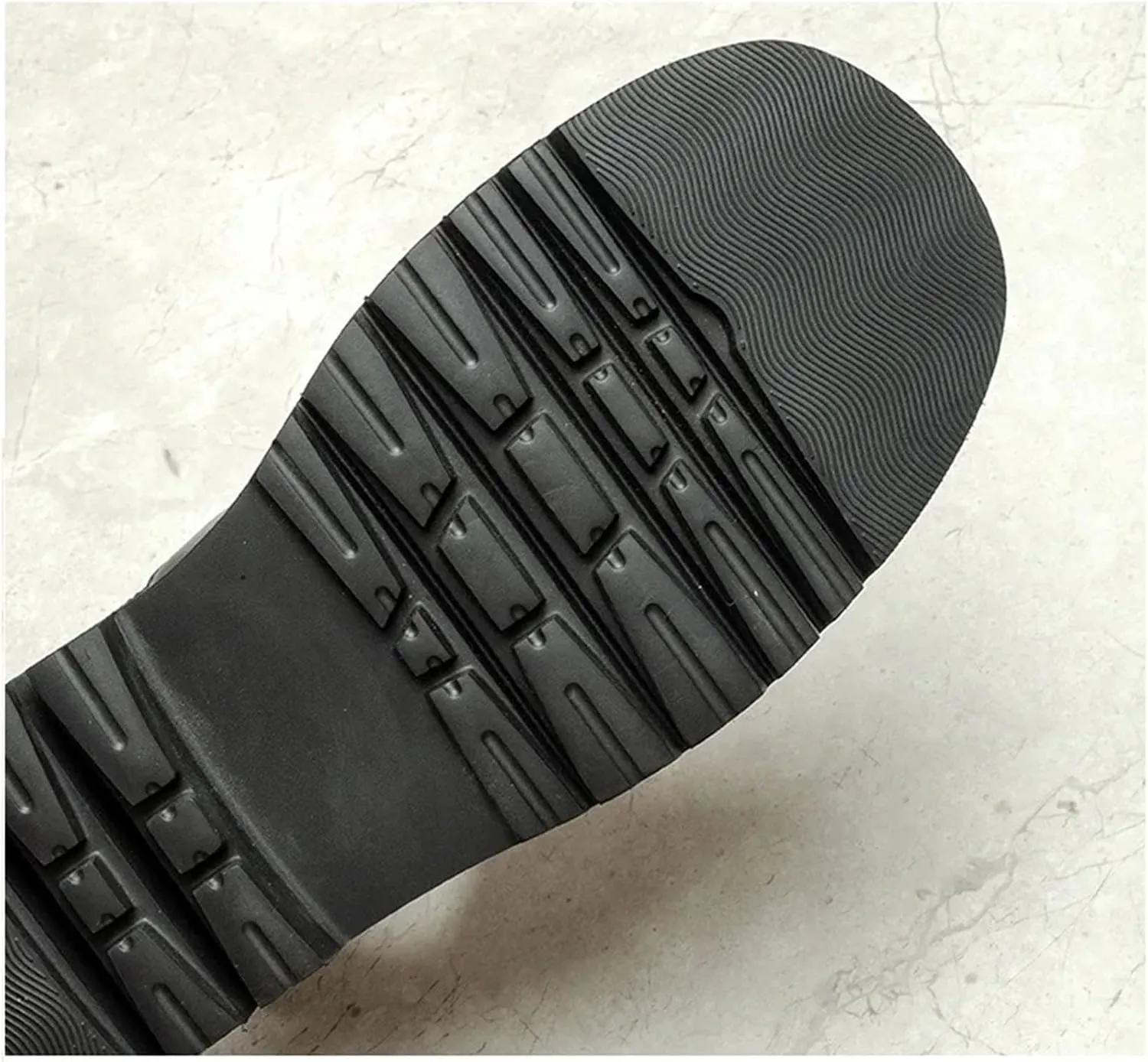 Men's Platform Leather Sandals - Height Increase Casual Shoes with Trendy Design
