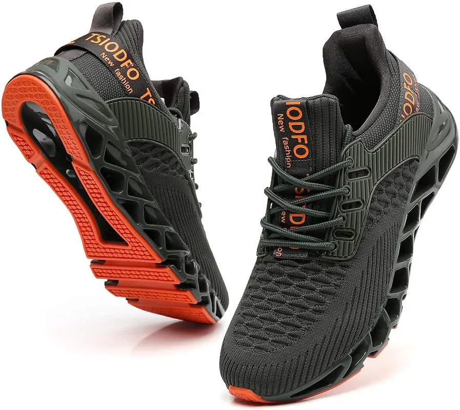 Mens Running Shoes Non Slip Athletic Tennis Walking Fashion Sneakers