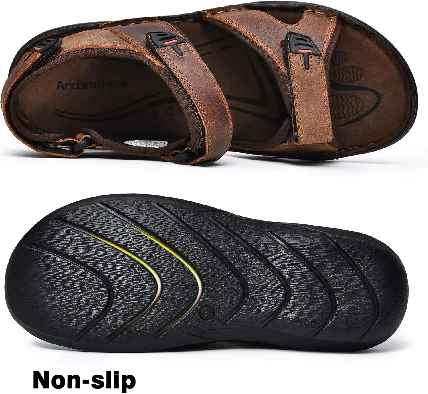 Men's Sandals Non-slip Water Sandals Comfortable Sport Sandals Open Toe Casual Beach Sandals