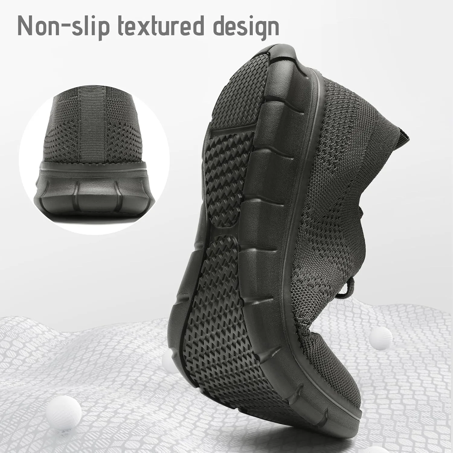 Men's Slip on Walking Shoes Fashion Dress Sneakers Business Oxfords Breathable Lightweight Loafers Tennis for Driving Walking Skate