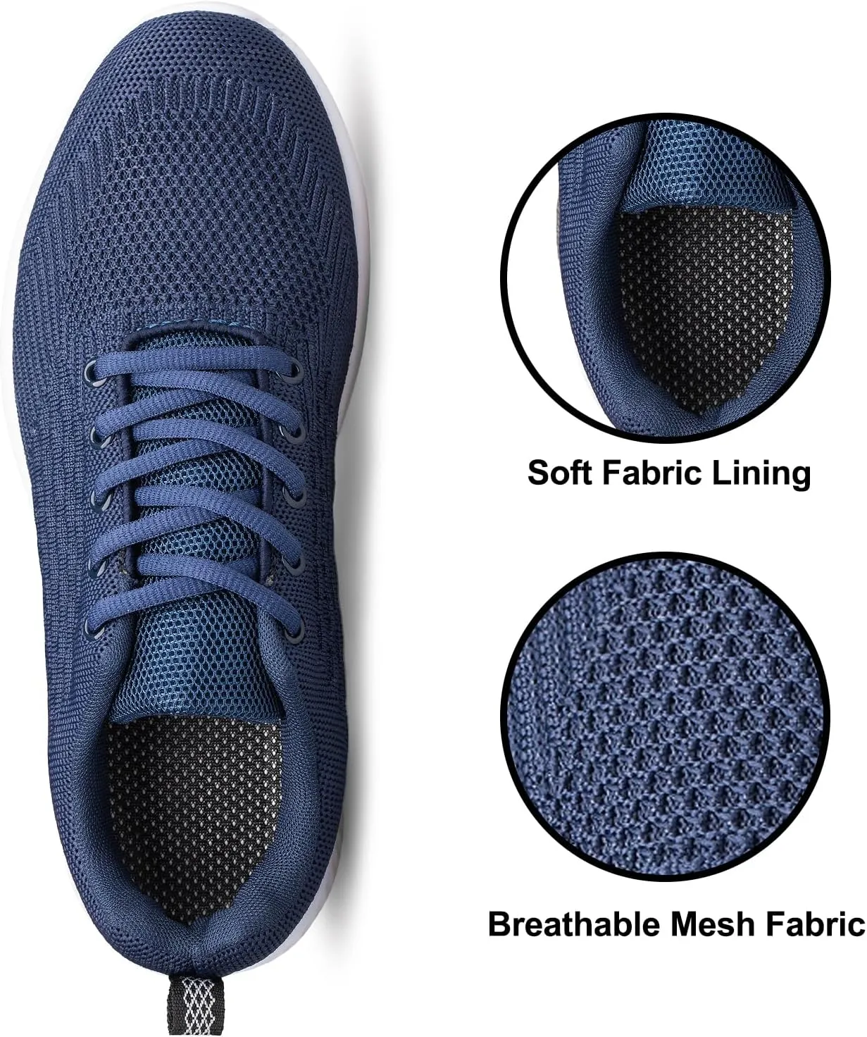 Men's Walking & Running Shoes - Lightweight, Breathable, Comfortable Fashion Sneakers