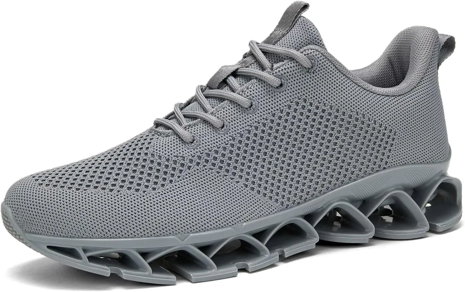 Mens Walking Shoes Blade Non Slip Fashion Sneakers Breathable Mesh Soft Sole Casual Athletic Running Sport Shoes