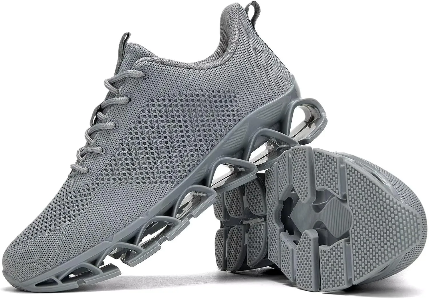 Mens Walking Shoes Blade Non Slip Fashion Sneakers Breathable Mesh Soft Sole Casual Athletic Running Sport Shoes