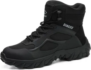 Mens Work Boots Comfortable Steel Toe Boots for Men Safety Composite Toe Industrial & Construction Boots