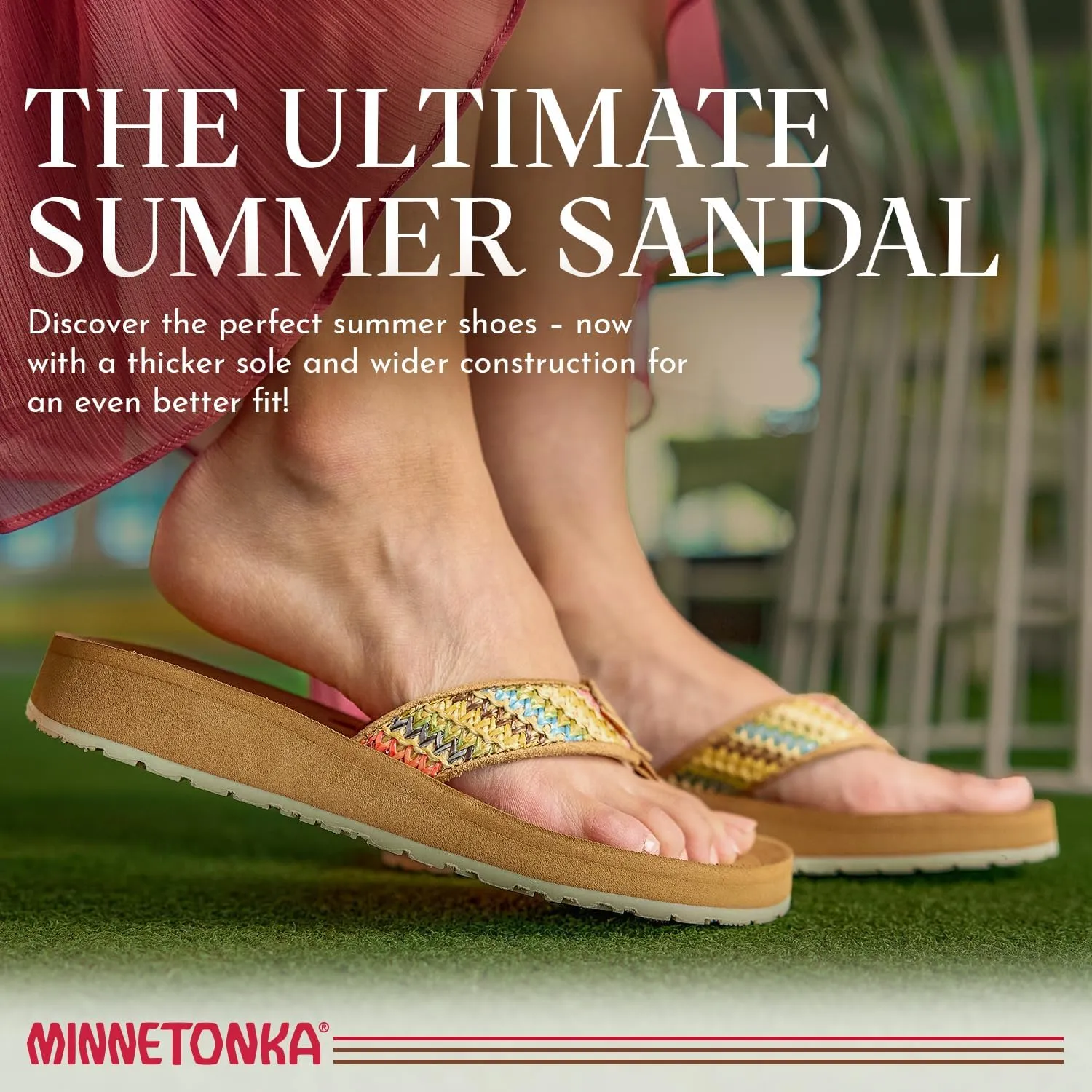 Minnetonka Hedy 2.0 - Summer Sandals for Women with a Classic Flip-Flop Design, Contoured Footbed, and Comfortable Straps
