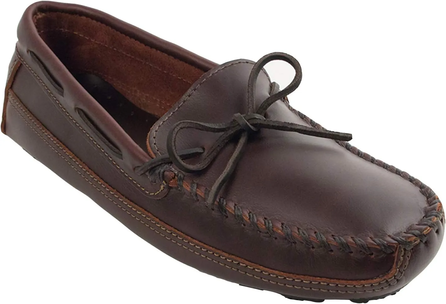 Minnetonka Men's Double Bottom Cowhide Moccasin