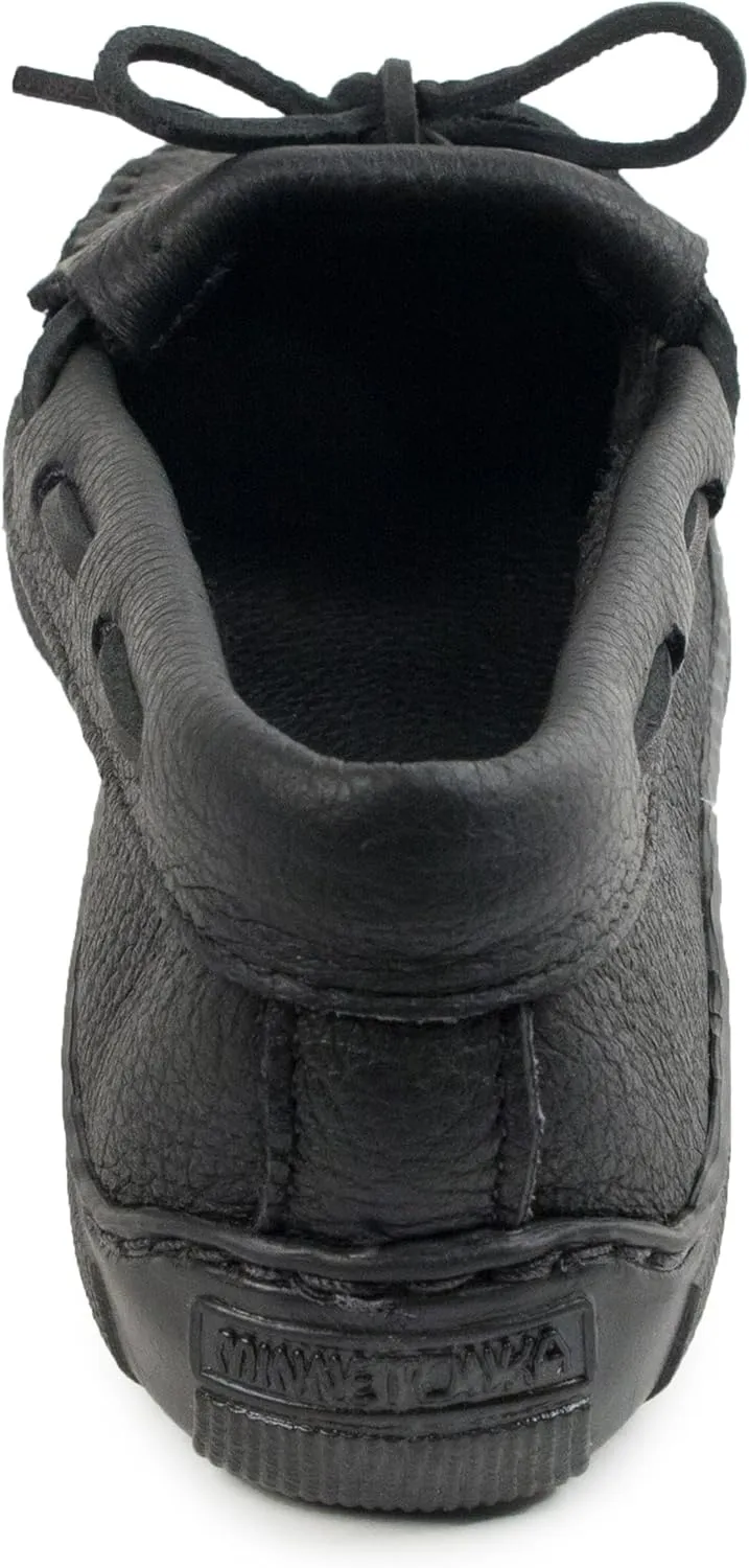 Minnetonka Women's Moosehide Fringed Kilty Moccasin