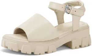 mysoft Women's Platform Chunky Sandals Lug Sole Open Toe with Buckle Ankle Strap