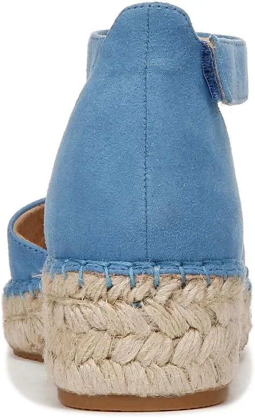 Naturalizer Soul Women's Wren Ankle Strap Low Heel Espadrille Sandal