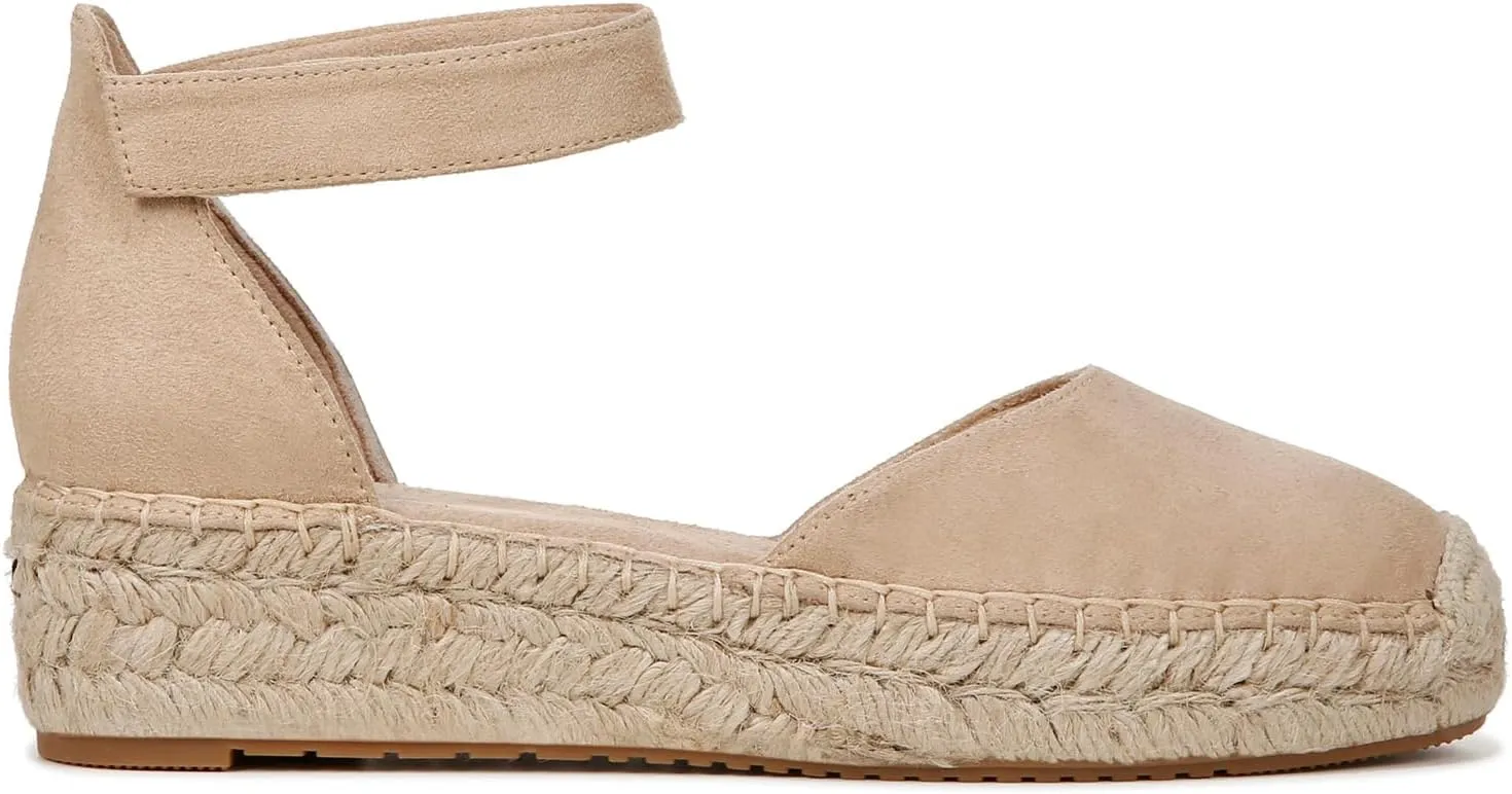 Naturalizer Soul Women's Wren Ankle Strap Low Heel Espadrille Sandal