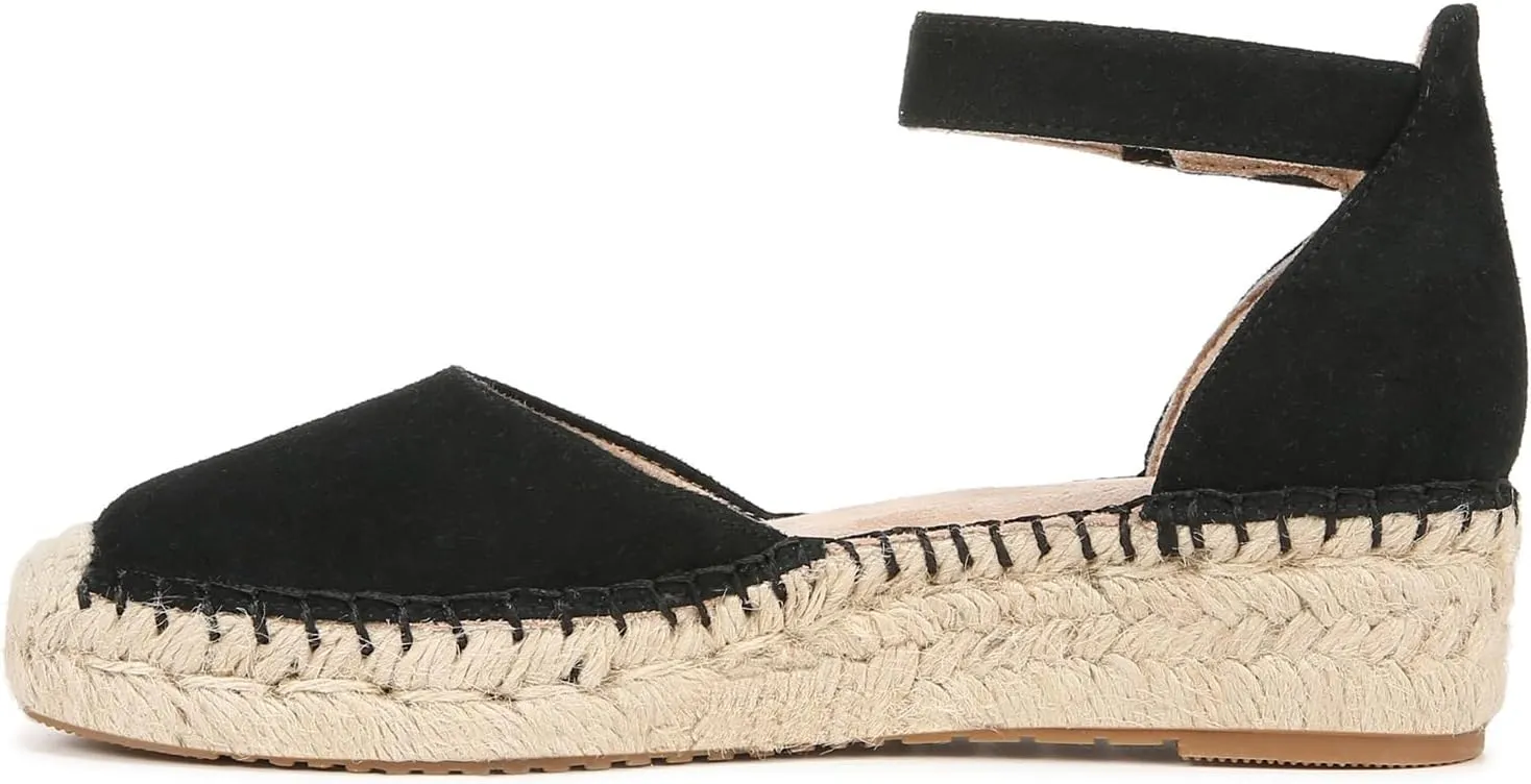 Naturalizer Soul Women's Wren Ankle Strap Low Heel Espadrille Sandal