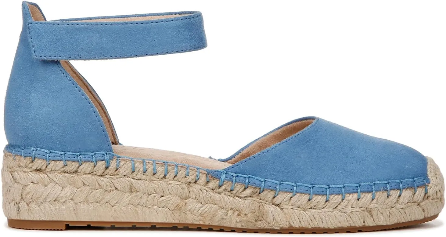 Naturalizer Soul Women's Wren Ankle Strap Low Heel Espadrille Sandal