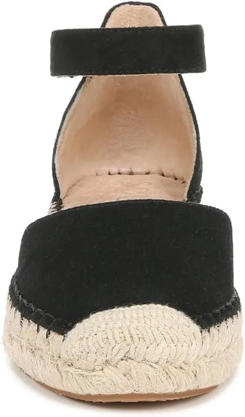 Naturalizer Soul Women's Wren Ankle Strap Low Heel Espadrille Sandal