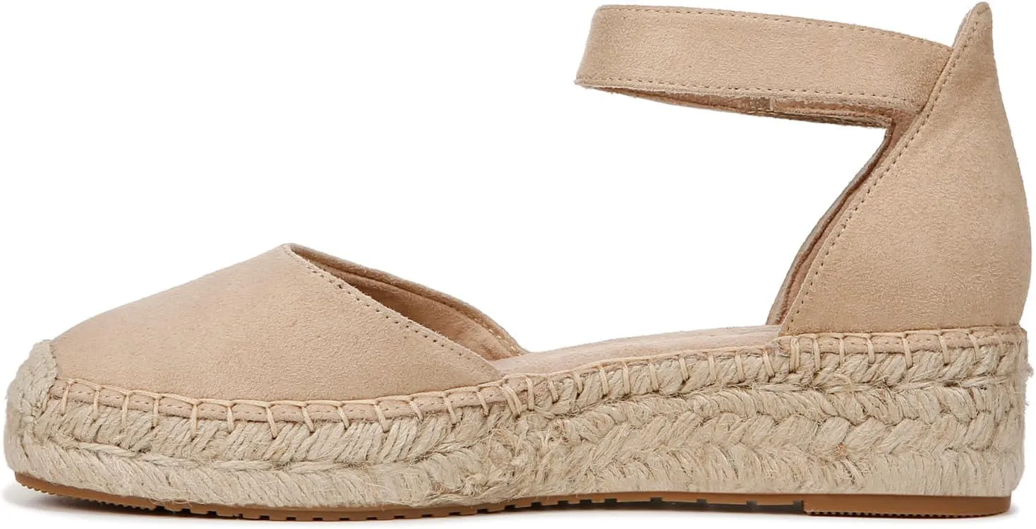 Naturalizer Soul Women's Wren Ankle Strap Low Heel Espadrille Sandal