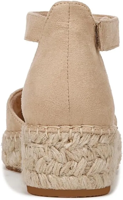 Naturalizer Soul Women's Wren Ankle Strap Low Heel Espadrille Sandal