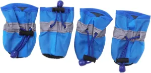 NOLITOY 4pcs Dog Shoes for Small Dogs Lightweight Outdoor Rain and Snow Booties with Slip Design Paws from Cold and Sharp Objects Pet Footwear for Puppies